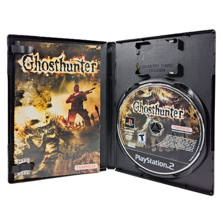 Ghosthunter PlayStation 2 Good - Open Case Showing Disc & Manual