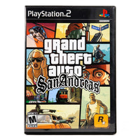 Grand Theft Auto San Andreas PlayStation 2 Good - Front Cover Art Shown