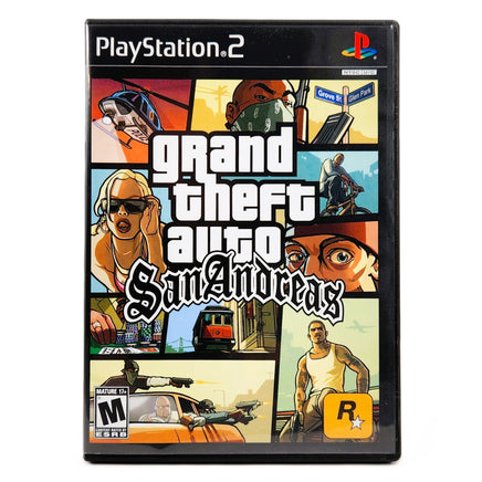 Grand Theft Auto San Andreas PlayStation 2 Good - Front Cover Art Shown