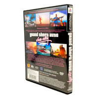 Grand Theft Auto: Vice City for PlayStation 2 - Genuine game case shown at an angle with front artwork and spine, like new condition