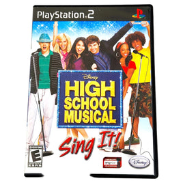 Disneys High School Musical Sing It Mic Req Playstation 2 Good - Front Cover Art Shown