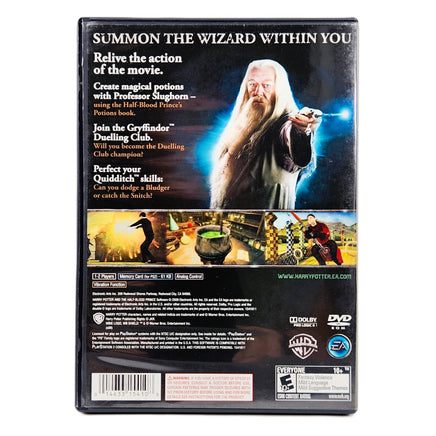Harry Potter And The Half blood Prince PlayStation 2 Very Good - Authentic Back Cover Art