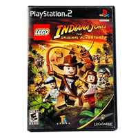 Lego Indiana Jones The Original Adventures PlayStation 2 Very Good - Game Case Front Artwork