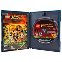 Lego Indiana Jones The Original Adventures PlayStation 2 Very Good - Open Case Showing Disc & Manual