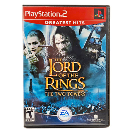 The Lord Of The Rings The Two Towers Greatest Hits PlayStation 2 Good - Game Case Front Cover