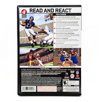 Madden NFL 2008 for PlayStation 2 - Rear cover design displayed, very good condition
