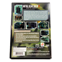 Metal Gear Solid 2 Sons Of Liberty PlayStation 2 Very Good CIB - Game Case Rear Artwork