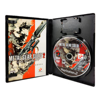 Metal Gear Solid 2 Sons Of Liberty PlayStation 2 Very Good CIB - Open Case Showing Disc & Manual