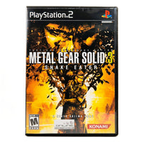 Metal Gear Solid 3 Snake Eater PlayStation 2 Good CIB - Game Case Front Artwork