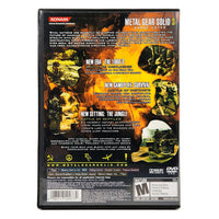Metal Gear Solid 3 Snake Eater PlayStation 2 Good CIB - Game Case Rear Artwork