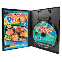 Monopoly Party PlayStation 2 Good - Open Case Displaying Game Contents
