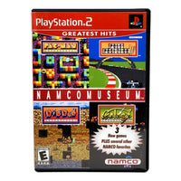 Namco Museum [Greatest Hits] for PlayStation 2 - Retail front cover shown, very good CIB condition