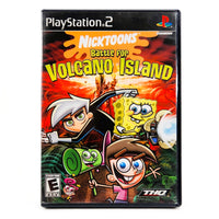 Nicktoons Battle For Volcano Island PlayStation 2 Good - Front Cover Of Game Case