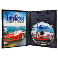 Outrun 2006 Coast 2 Coast PlayStation 2 Good - Open Case Showing Disc & Manual