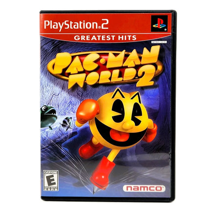 Pac-Man World 2 [Greatest Hits] for PlayStation 2 - Front sleeve artwork, very good CIB condition