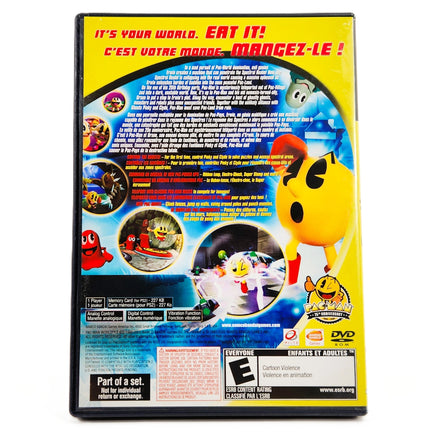 Pacman World 3 PlayStation 2 Good - Authentic Back Cover Art
