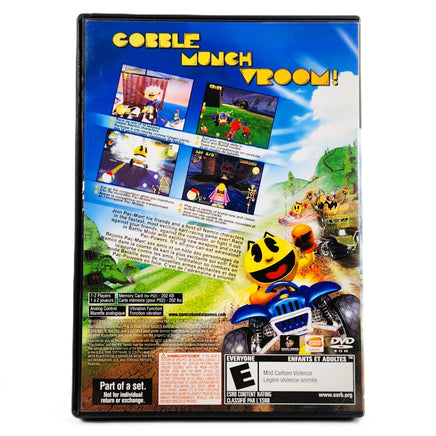 Pacman World Rally PlayStation 2 Good - Back Cover Of Game Case