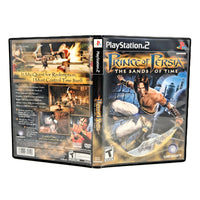Prince of Persia: The Sands of Time for PlayStation 2 - Full exterior view of authentic game case artwork, very good condition