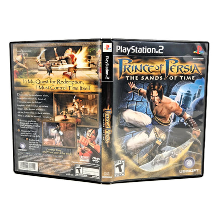 Prince of Persia: The Sands of Time for PlayStation 2 - Full exterior view of authentic game case artwork, very good condition