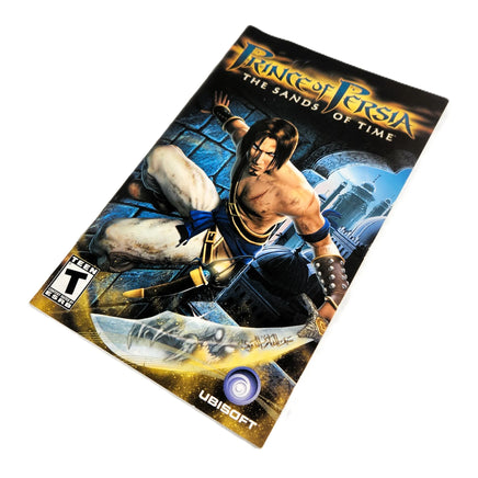 Prince of Persia: The Sands of Time for PlayStation 2 - Original game manual cover with title and logo, very good condition