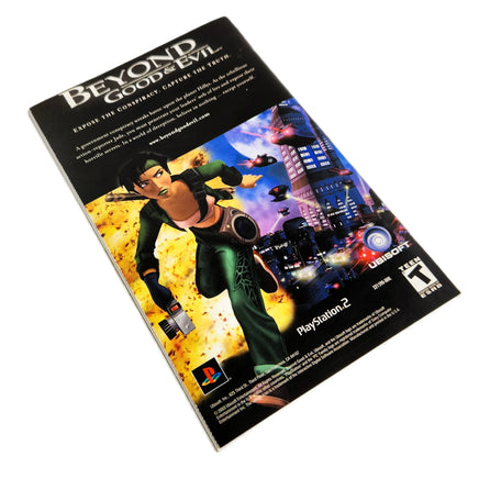 Prince of Persia: The Sands of Time for PlayStation 2 - Original game manual back cover view, very good condition