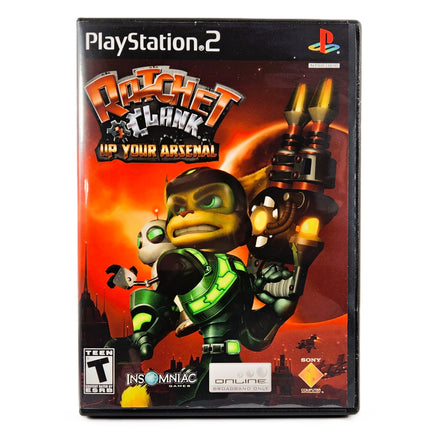 Ratchet Clank Up Your Arsenal PlayStation 2 Good - Game Case Front Artwork