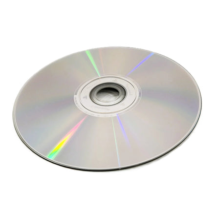 Close-up of scratch-free PlayStation 2 game disc read surface showing condition - View 04