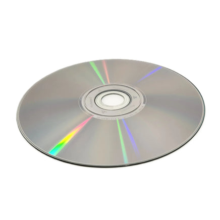 Close-up of scratch-free PlayStation 2 game disc read surface showing condition - View 21