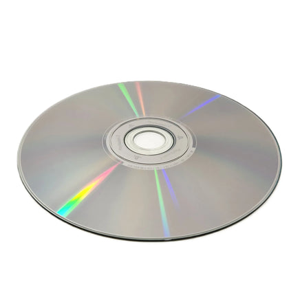 Close-up of scratch-free PlayStation 2 game disc read surface showing condition - View 24