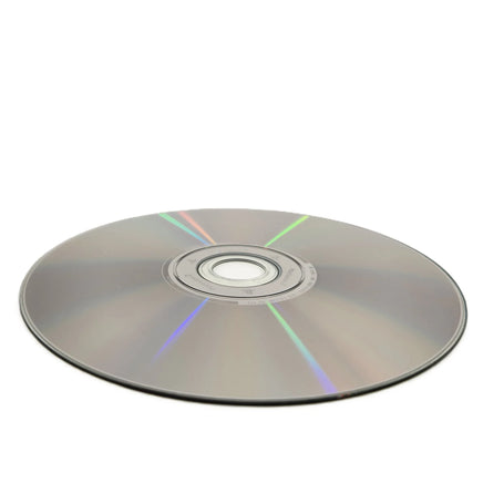 Close-up of scratch-free PlayStation 2 game disc read surface showing condition - View 29