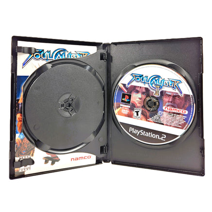 Soul Calibur II PlayStation 2 Like New CIB - Open Case Displaying Game Disc