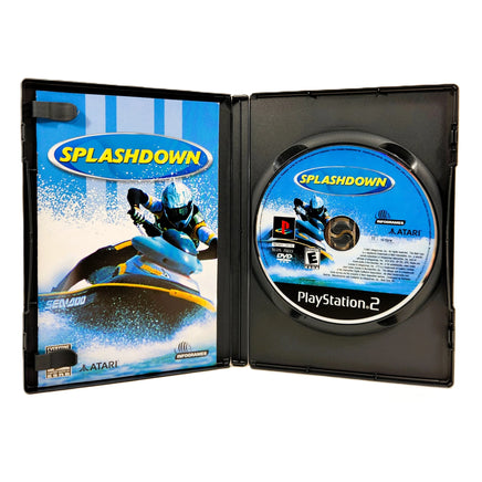 Splashdown for PlayStation 2 - Disc and manual inside case, very good condition