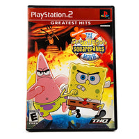 Spongebob Squarepants The Movie Greatest Hits PlayStation 2 Good - Authentic Front Cover Art
