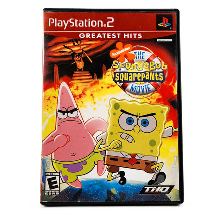 Spongebob Squarepants The Movie Greatest Hits PlayStation 2 Good - Authentic Front Cover Art