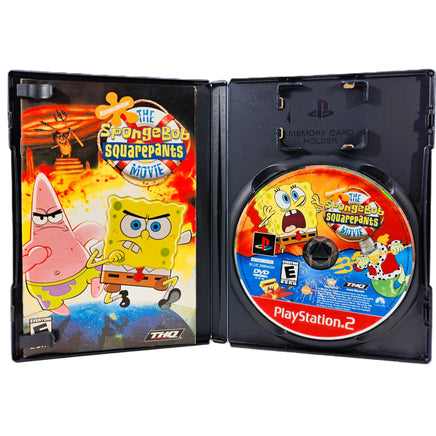 Spongebob Squarepants The Movie Greatest Hits PlayStation 2 Good - Open Case Displaying Game Contents
