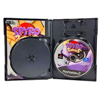 Spyro Enter The Dragonfly Bonus Cd Bundle PlayStation 2 Very Good - Open Case Showing Game Disc & Manual