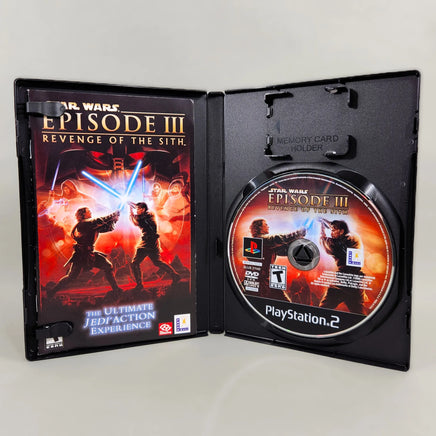 Star Wars Episode III: Revenge of the Sith for PlayStation 2 - Complete in box with disc & manual, like new condition