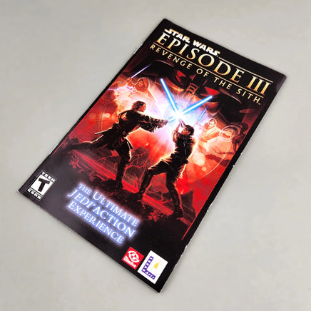 Star Wars Episode III: Revenge of the Sith for PlayStation 2 - Original game instruction manual front cover, like new condition