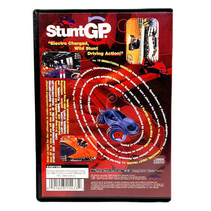 Stunt GP for PlayStation 2 - Back artwork of game case, like new condition