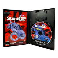 Stunt GP for PlayStation 2 - Interior view with disc & inserts, like new condition