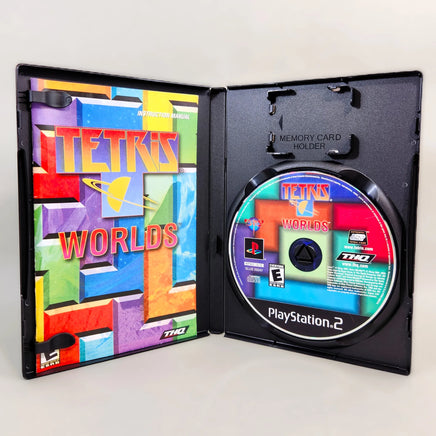 Tetris Worlds for PlayStation 2 - Open case with full contents, very good condition