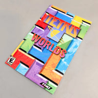 Tetris Worlds for PlayStation 2 - Official game manual cover artwork with title and logo, very good condition