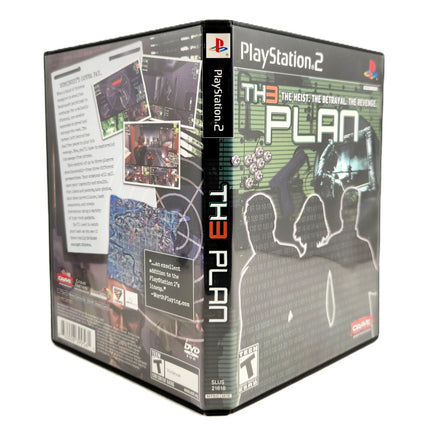 The Plan for PlayStation 2 - Genuine game case artwork shown front to back, including spine, very good condition