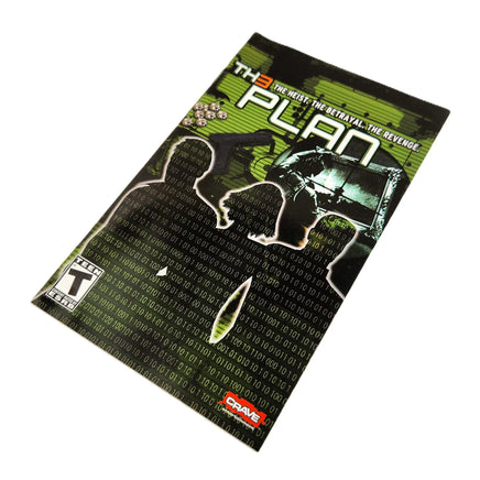 The Plan for PlayStation 2 - Game instruction manual front cover displayed, very good condition