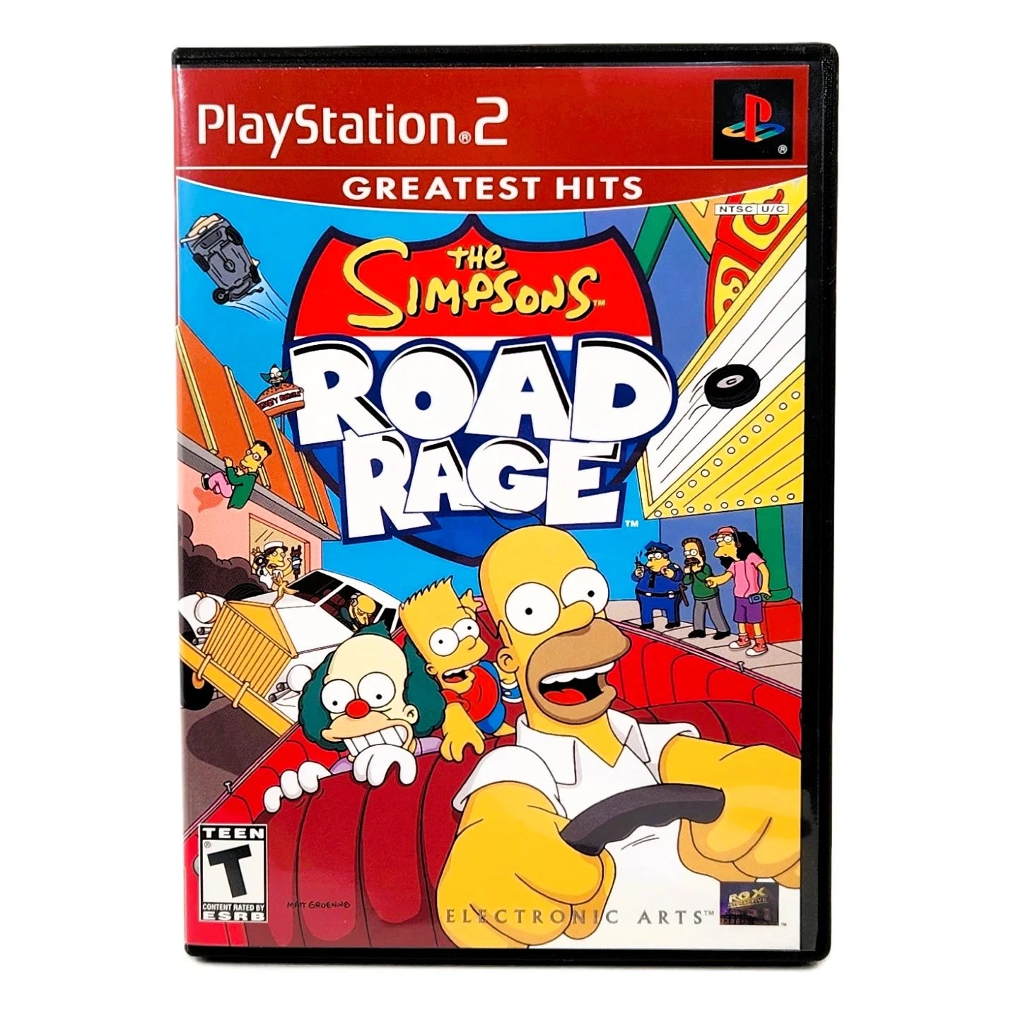 The Simpsons: Road Rage – CIB Copy PS2 | Manual & Case| Retro Game Fan