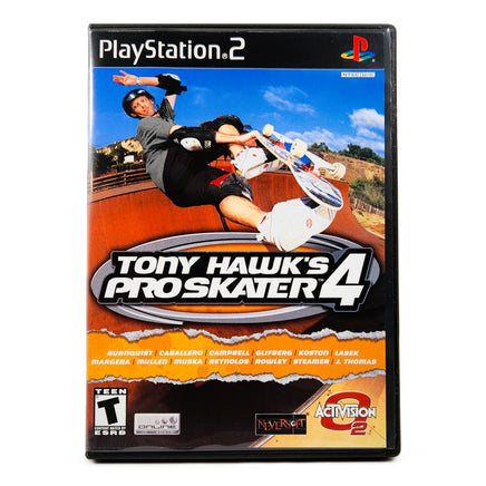 Tony Hawks Pro Skater 4 PlayStation 2 Very Good CIB - Front Cover Of Game Case