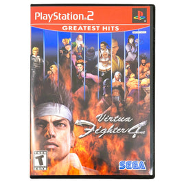 Virtua Fighter 4 Greatest Hits Playstation 2 Very Good - Cib Front Cover