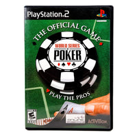 World Series of Poker for PlayStation 2 - Front box artwork, good condition