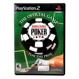 World Series of Poker for PlayStation 2 - Front box artwork, good condition