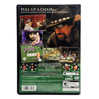 World Series of Poker for PlayStation 2 - Rear cover design displayed, good condition